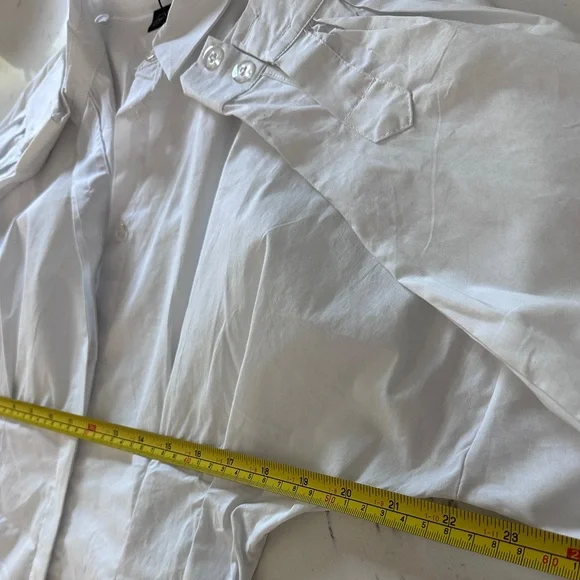 NWT REVOLVE OW Collection Ellie T-Shirt Boyfriend Dress White size XS - Picture 11 of 15